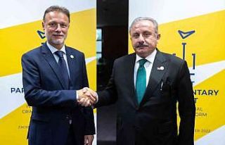 TBMM Başkanı Şentop, Hırvatistan Meclis Başkanı...