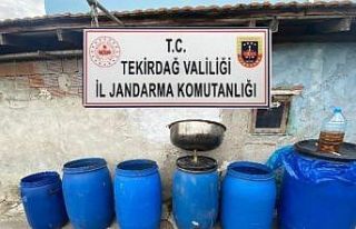 Tekirdağ jandarmasından kaçak içkiye geçit yok