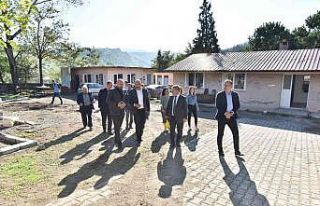 Tekkeköy’ün ilk tabiat okulu için çalışmalar...