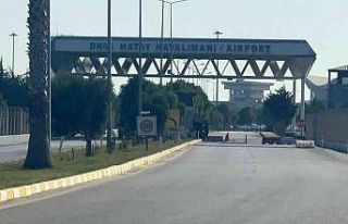 THY uçağının lastiği patlamıştı... Hatay Havalimanı...