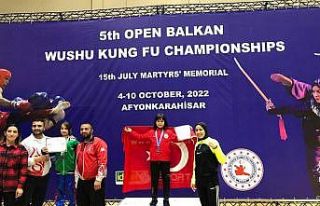 Tomarzalı Elif Wushu Kung Fu Şampiyonu Oldu