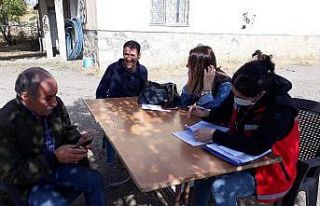 Tunceli’de Sosyal Hizmet Merkezi hane ziyaretlerini...