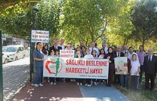 Turgutlu’da sağlıklı yaşam yürüyüşü yapıldı