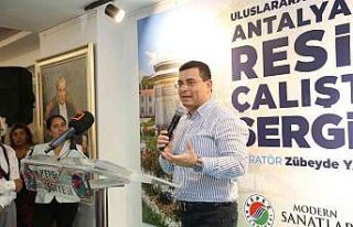 Uluslararası Antalya Resim Çalıştayı Sergisi...