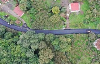 Ünye’ye sıcak asfalt konforu