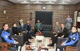 Uşak Emniyetinden Mert’e doğum günü sürprizi