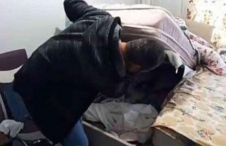 Uyuşturucu taciri bazanın altında yakalandı