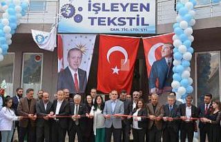 Vali Akbıyık, tekstil atölyesini hizmete açtı