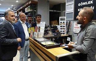 Van TSO Başkan Adayı Faruk Biner’den esnafa ziyaret