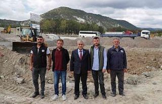 Yağmur suyu hattı çalışmaları