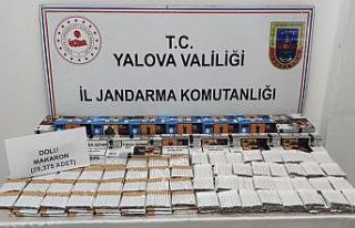 Yalova’da jandarmadan kaçak sigara operasyonu