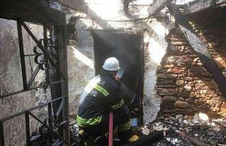 Yatağan’da ev yangını