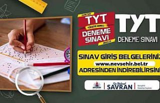 YKS adayı öğrencilerin TYT deneme Sınavı Giriş...