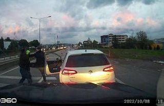 Yol tartışması anayolu ringe çevirdi...Biber gazıyla...