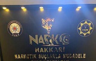 Yüksekova’da 18 kilo eroin ele geçirildi