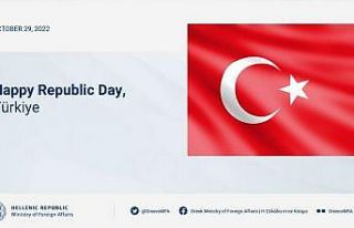 Yunanistan, Türkiye’nin 29 Ekim Cumhuriyet Bayramı’nı...