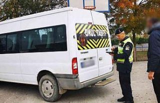 130 okul servisi trafikten men dildi