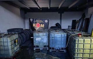 17 ton karışımlı akaryakıtı piyasaya süremeden...