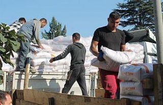 221 üreticiye 95 bin kilo buğday dağıtıldı