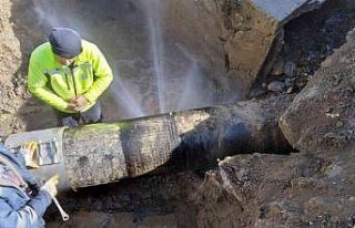 3 bin 500 rakımdaki su arızası onarıldı