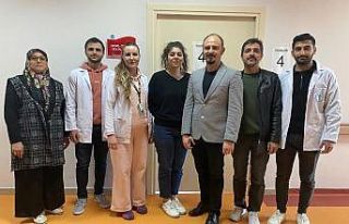 4 santimlik kesi ile tümör ameliyatı