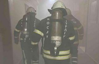 Adliye binasında dumanı gören gerçek sandı