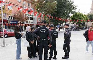 Aksaray’da Çevik Kuvvet ekiplerinden huzur denetimi