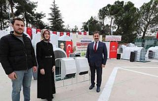 Amasya’da çiftçilere buzağıları için ekipman...