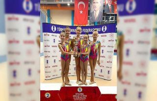 Antalyasporlu Cimnastikçiler İstanbul’da şampiyon