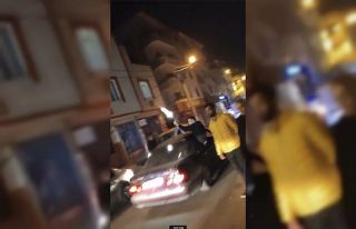 Asker konvoyundaki maganda, havaya defalarca ateş...