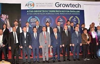 ATSO Growtech Tarım İnovasyon Ödülleri sahiplerini...