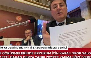 Aydemir ASHB bütçe ve yatırımlarını değerlendirdi