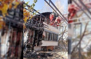 Bağ evini kundaklayan şüpheli yakalandı