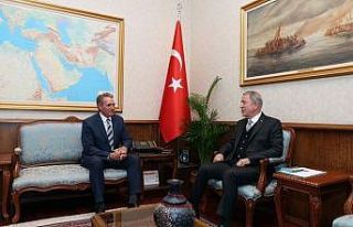 Bakan Akar, ABD’nin Ankara Büyükelçisi Flake’i...