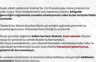 Bakan Soylu, Uygur Türkleri ile polis arasında yaşanan...