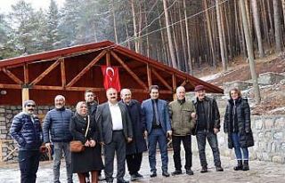 Başkan Bedir, basın mensuplarını Şirankes’te...