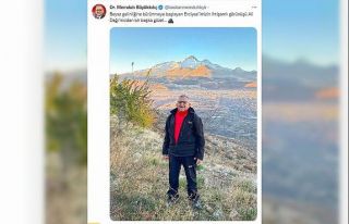 Başkan Büyükkılıç’tan Erciyes Manzaralı yürüyüş