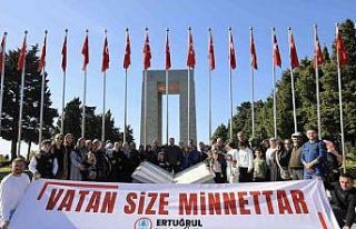 Başkan Çetin, şehit aileleri ile birlikte Çanakkale’de