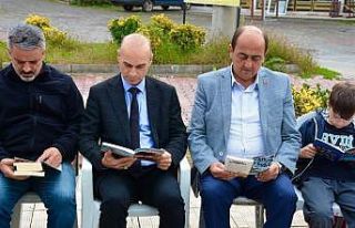 Başkan Demirtaş kitap okuma etkinliğine destek...