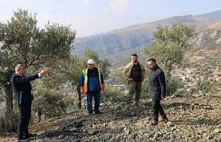 Başkan Güler, düğün salonu için kolları sıvadı