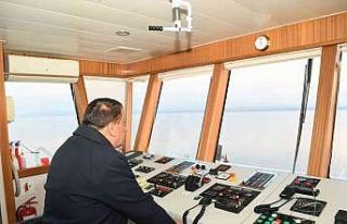 Başkan Gürkan’dan feribot denetimi