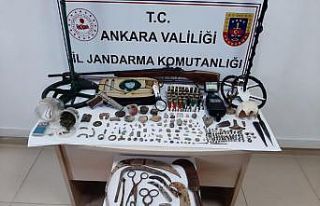 Başkentte tarihi eser kaçakçılığı operasyonu