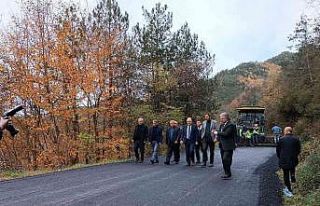 Başol, "Beldemizde hummalı bir asfalt çalışması...