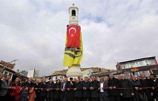 Bayburt’un simgesi Tarihi Saat Kulesi yeni yüzüyle...