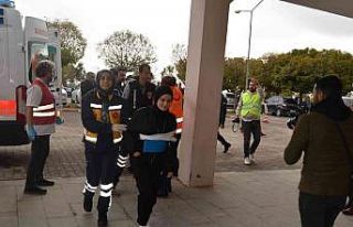 Besni Devlet Hastanesinde yapılan tatbikat gerçeği...