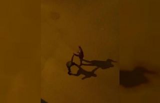 Bıçaklı sopalı kavga görüntülendi