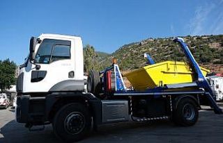 Bodrum’da moloz atık konteynerleri devreye girdi