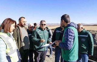 Bölge Müdürü Yavuz; Ağrı Yazıcı sulaması...