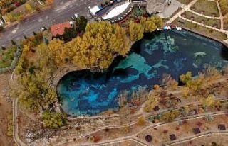 ’Bozkırın nazar boncuğu’ sonbaharda göz kamaştırıyor