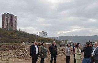 Bozkurt, Ağız ve Diş Sağlı Merkezi inşaatında...